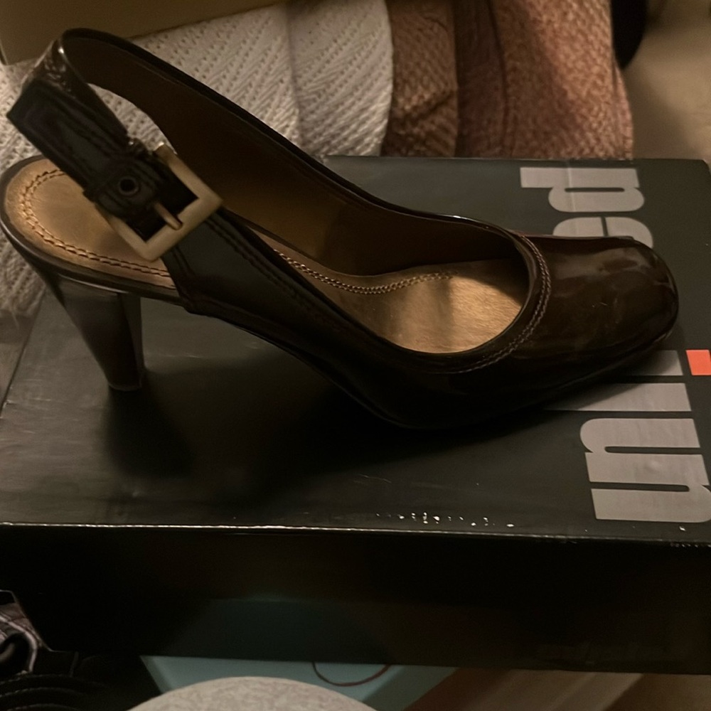 Dark brown heels